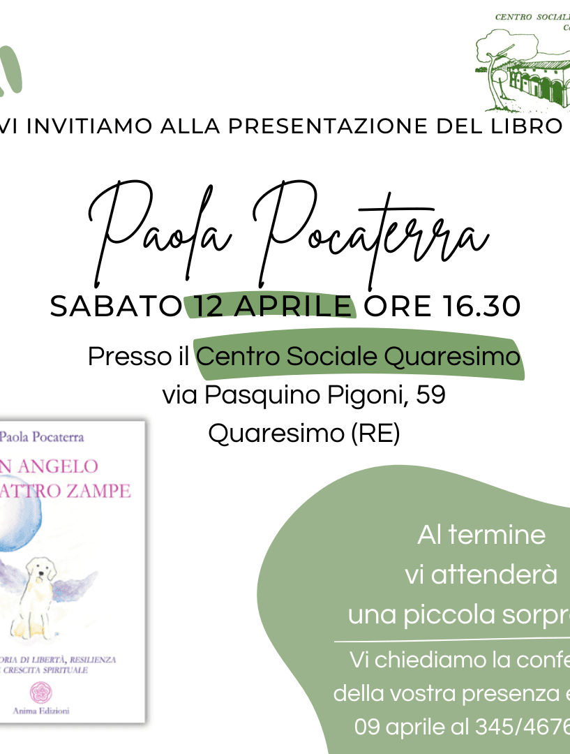 Locandina della presentazione: Centro Sociale Quaresimo
